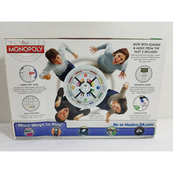 Monopoly Revolution Family Board Game Sounds & Music 2009 Complete UNPLAYED - Picture 2 of 10